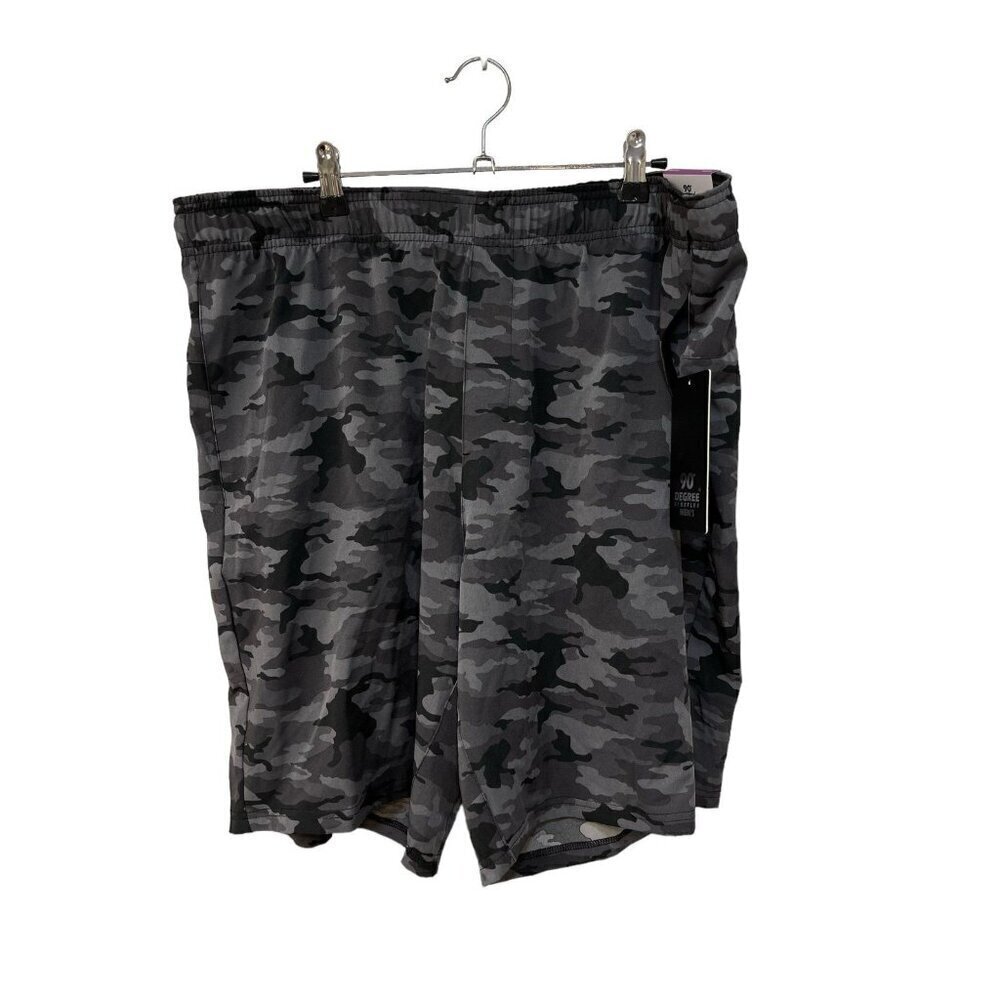 NEW 90 Degree by Reflex Camo Active Shorts Tech Wicking Stretch Pullon Size XXL